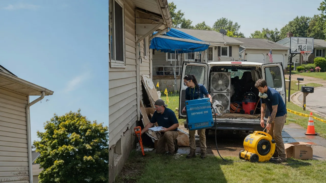 Ceiling Leak Cleanup in Muskegon Heights, MI near me
