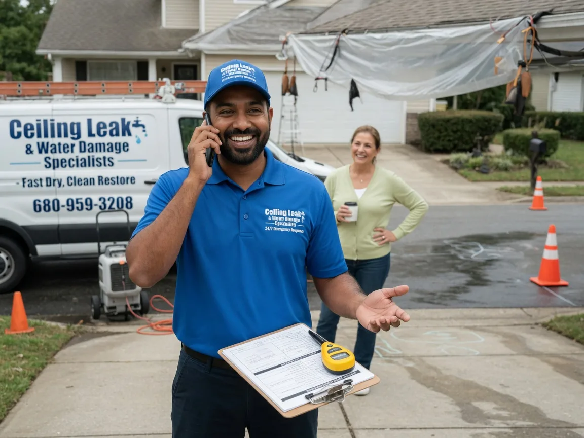 Ceiling Leak Cleanup Muskegon Heights, MI FAQs